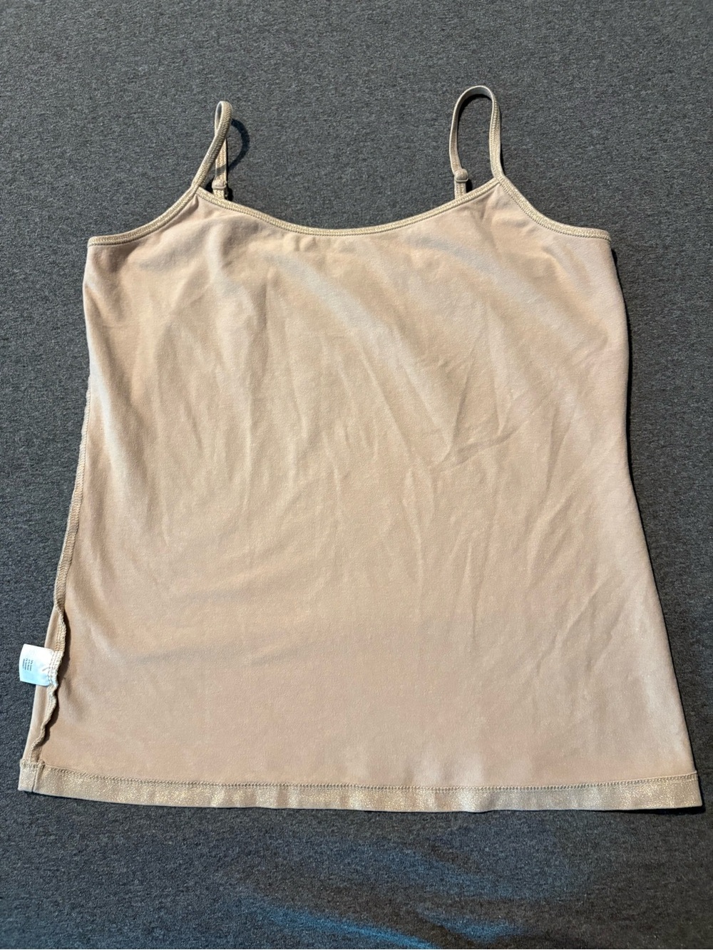 a.n.a Gold Sparkle Shimmery Spaghetti Strap Camisole - Picture 6 of 6